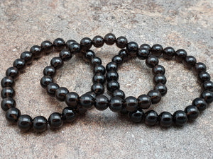 Count of 5 Smoky Quartz Bracelets, 7 inch