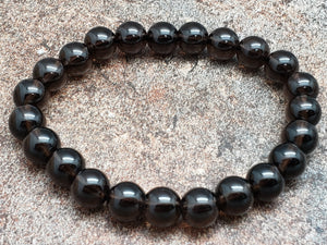 Count of 5 Smoky Quartz Bracelets, 7 inch