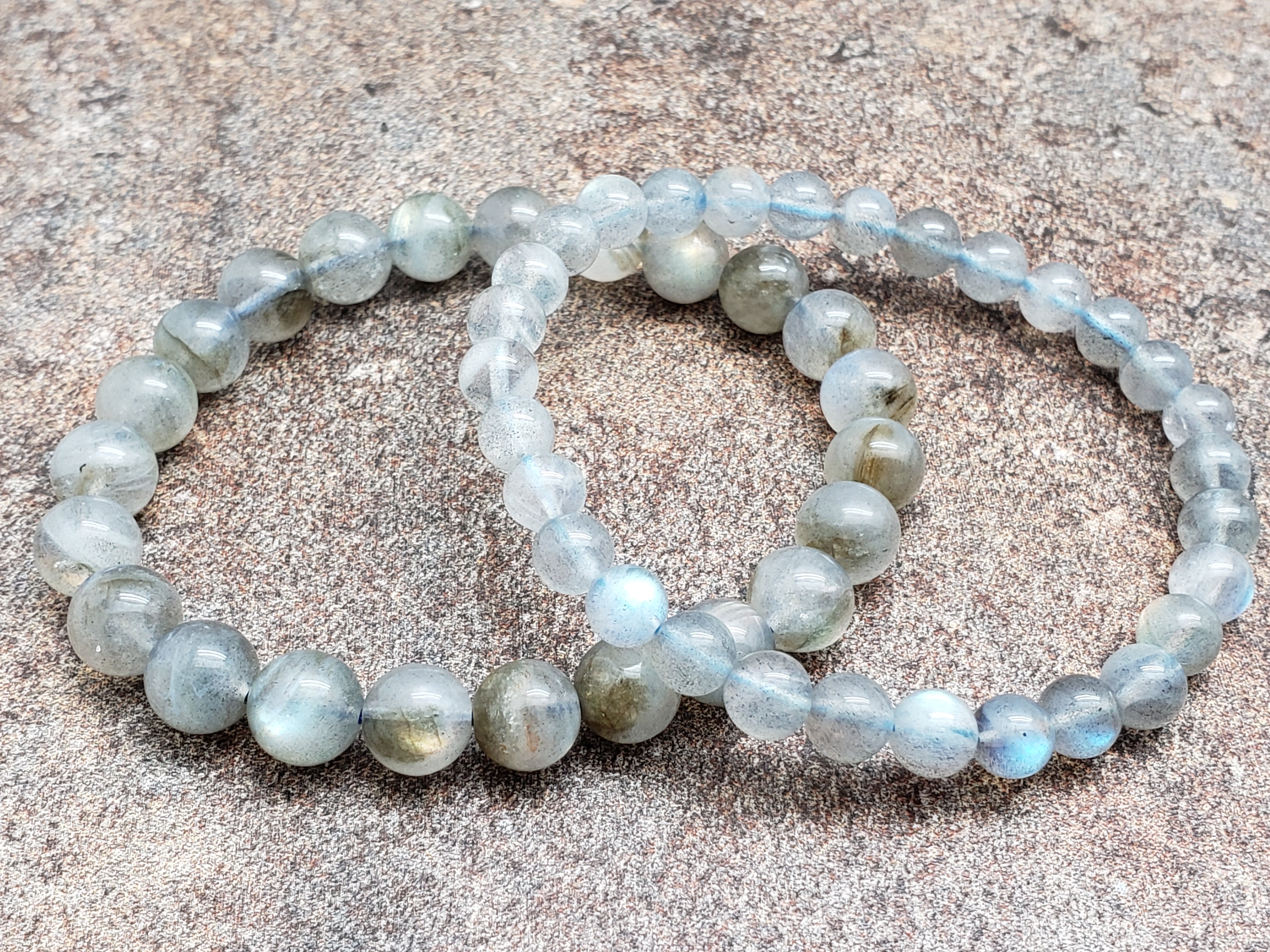 Count of 5 Labradorite Bracelets, A Grade, 7 inch