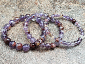 Count of 5 Auralite Healing Bracelets, 7 inch