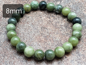 Count of 5 Canadian Jade Bracelets, 7 inch