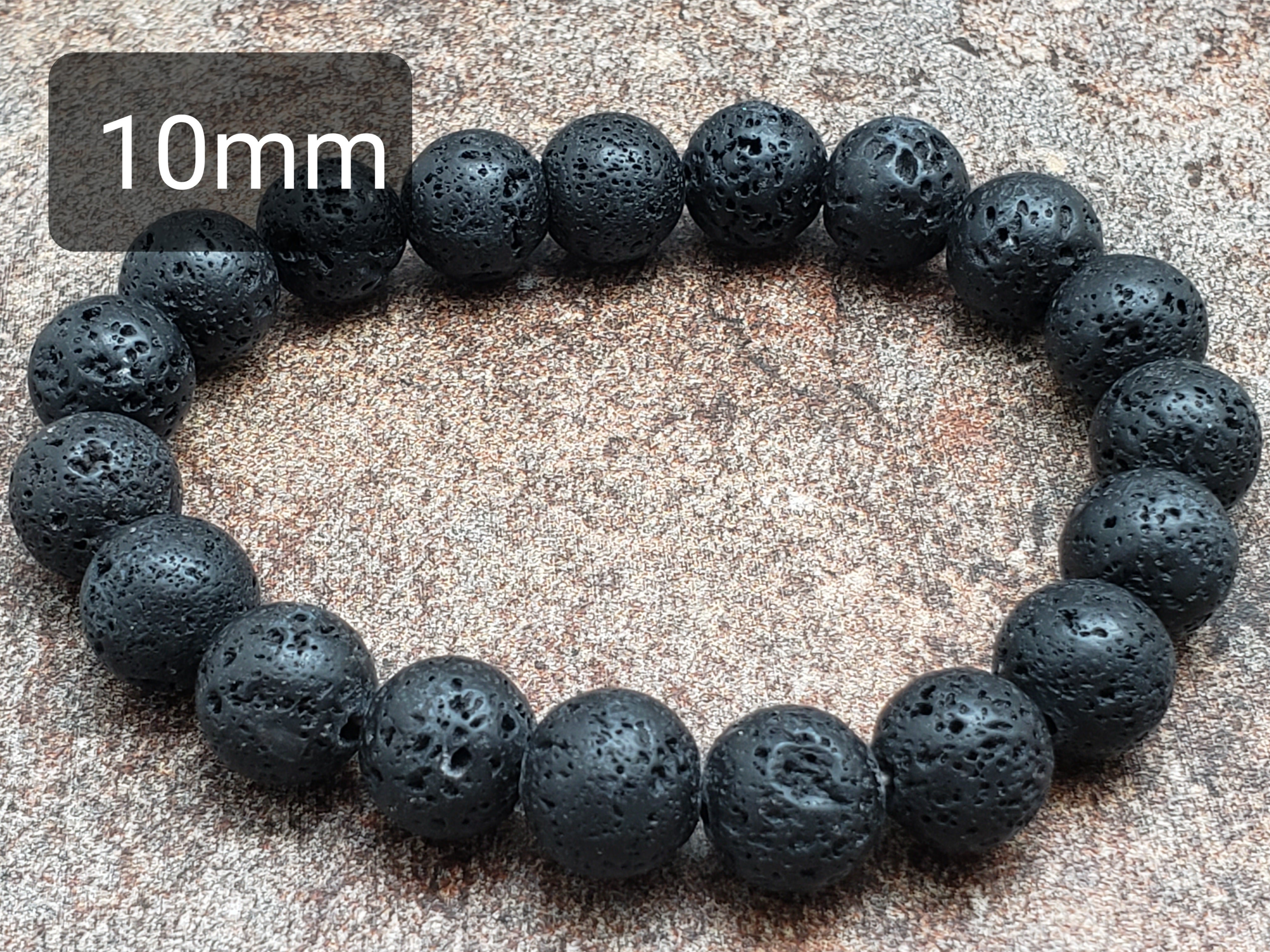 Count of 5 Lava Bracelets, 7 inch