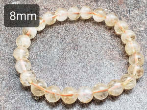 Count of 5 Citrine Bracelets, 7 inch