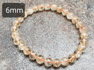 Count of 5 Citrine Bracelets, 7 inch