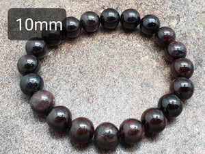 Count of 5 Garnet Bracelets, 7 inch